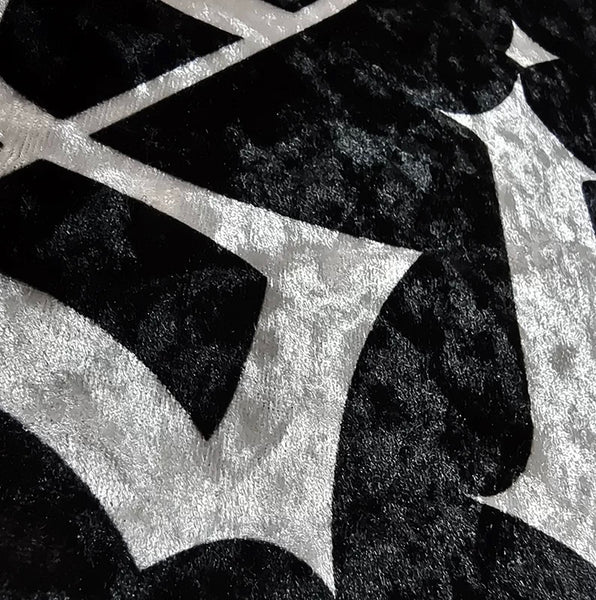 Dead Inside Goth Font Black and White Short Flannel Front Door Entrance Area Rug Mat