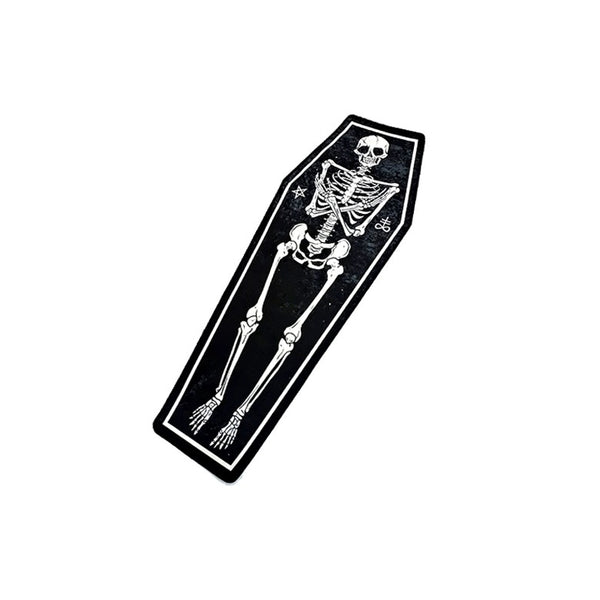 Goth Dark Aesthetic Skeleton Area Rug